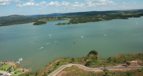 Lago Corumbá em Caldas Novas
